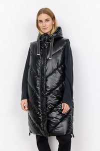 Long Black Gilet