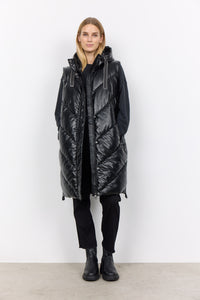 Long Black Gilet