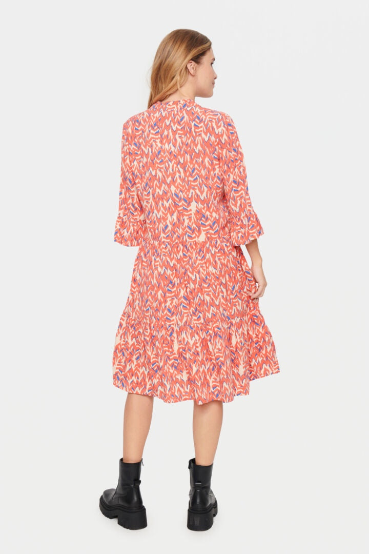 Soft Coral Eda Dress