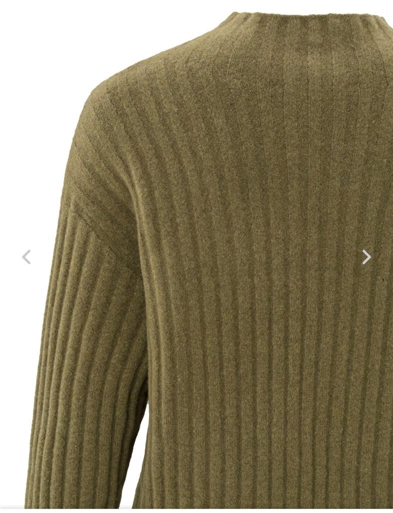 YAYA Turtleneck Sweater - Gothic Olive Green