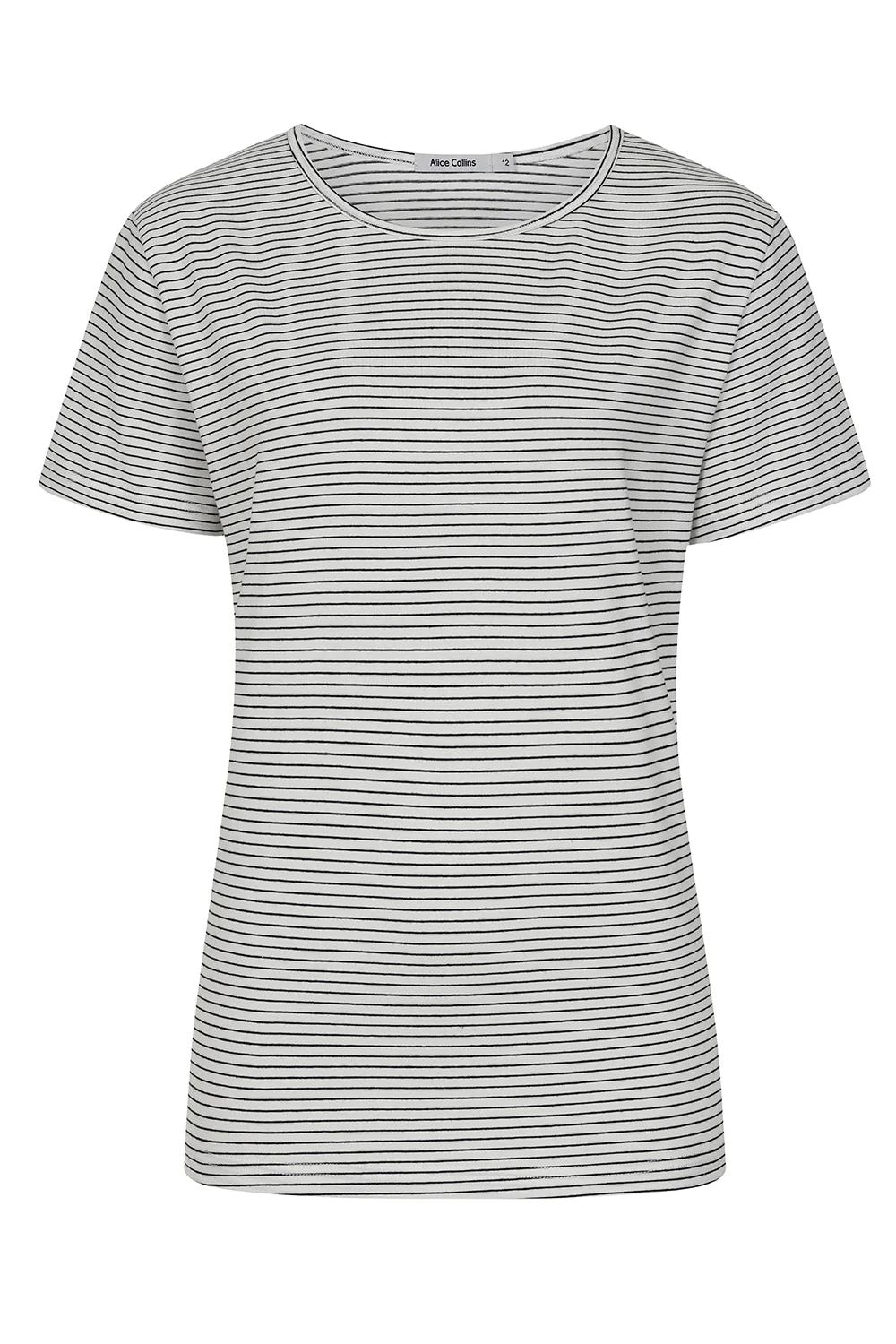 Round Neck Stripe T-Shirt