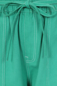 Green Draw String Trousers