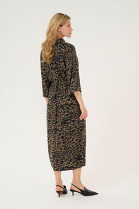 Shirt Dress - Major Black/Brown