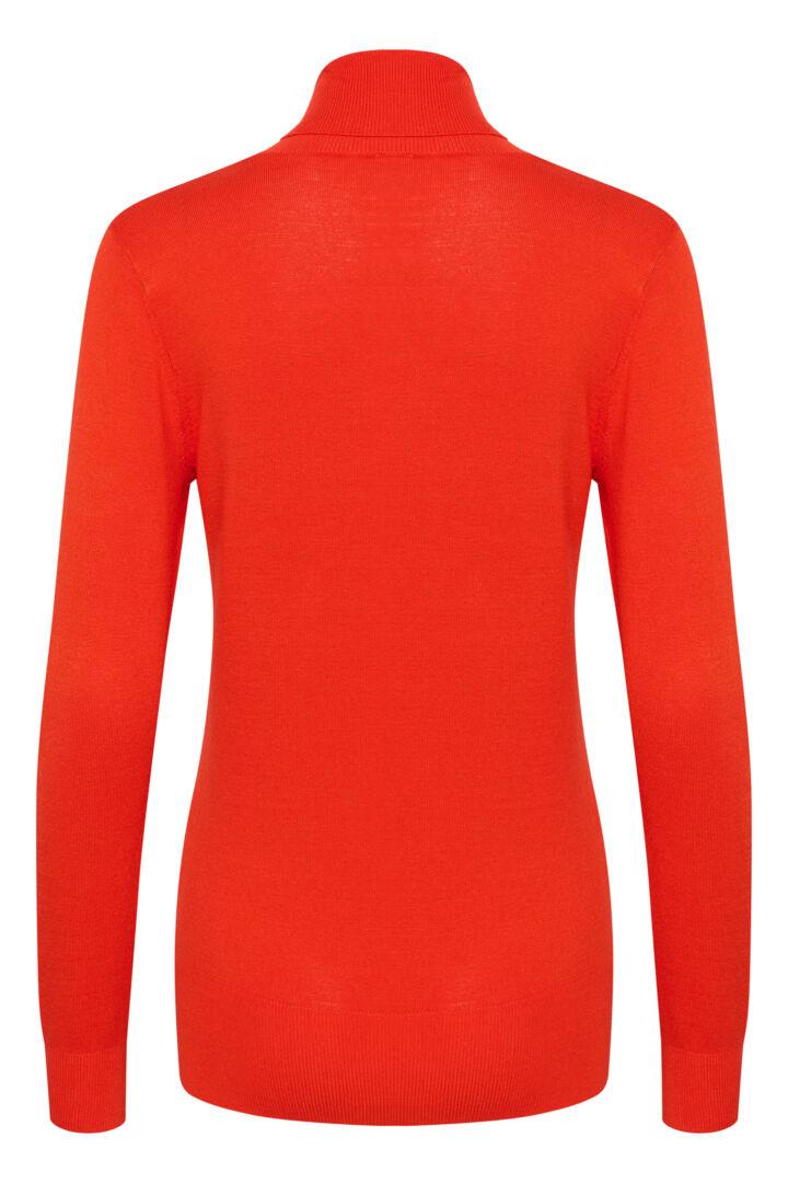 Asrid Roll Neck - Fiery Red