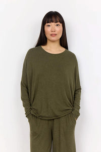 Biara Lightweight Sweater - Olive